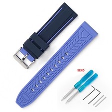 22MM Silicone Watch Strap for Blancpain  Swatch Fifty Fathoms Collection