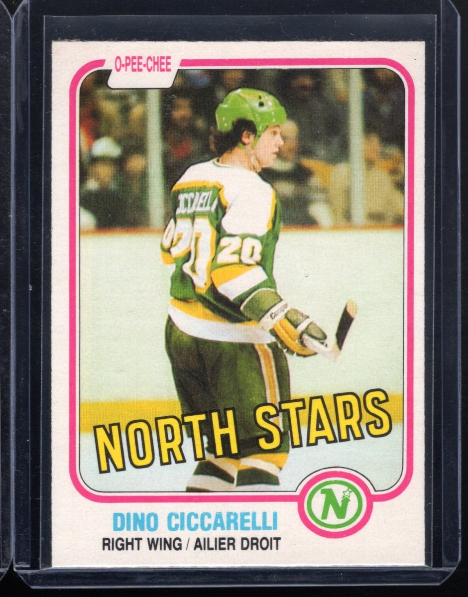 1981 O-Pee-Chee #161 Dino Ciccarelli Rookie Near Mint + , Free Shipping