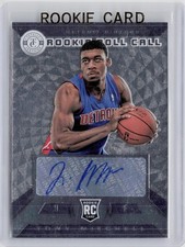 2013-14 Panini Totally Certified Tony Mitchell AU #34 Pistons Rookie Roll Call A