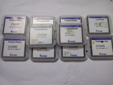 10PCS STEC 256MB CF CompactFlash CF Card