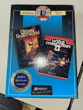Origin Ultima Underworld The Stygian Abyss - Wing Commander II Big Box PC Game 
