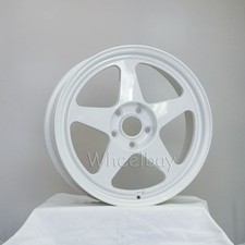 4 Pcs Rota Wheel Slipstream 18x8.5 5x114.3 44 73 White .