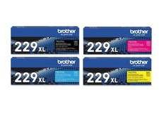Brother TN229XL Genuine OEM Toner Cartridge Set TN-229XL 4-Pack BK CMY