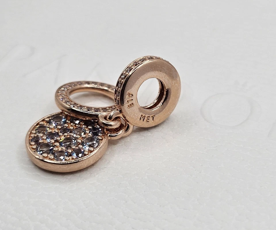 🎁Authentic Pandora ROSE SPARKLING DANGLE CHARM - Image 2 of 4