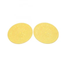 HERMES Soleil d'Hermès serving plate Tableware Pottery Yellow White Used unisex