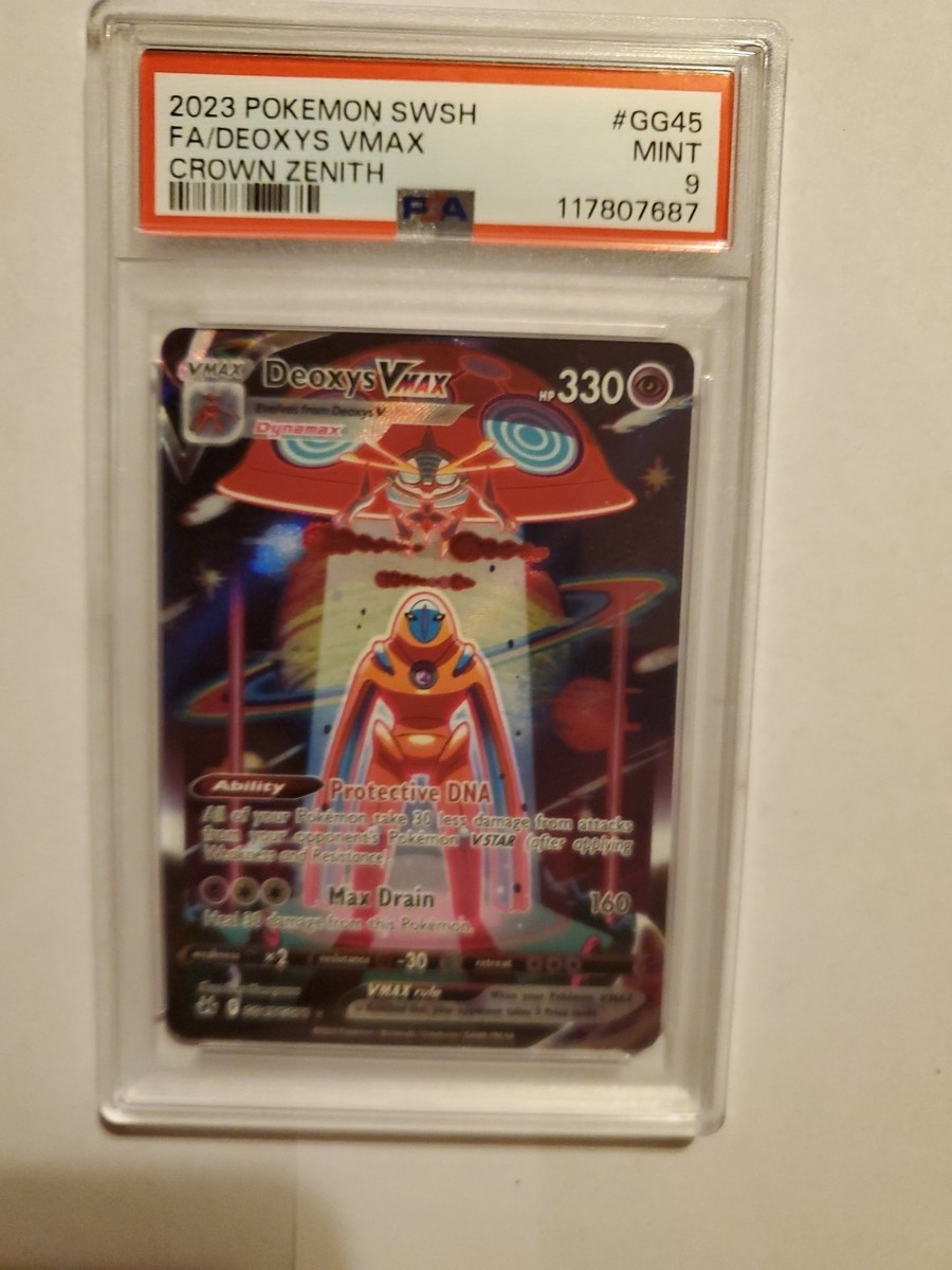 Deoxys VMAX GG45/GG70 Crown Zenith: Galarian Gallery Holo