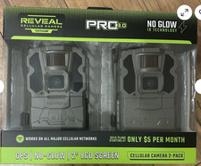 Tactacam Reveal 3.0 Pro Cellular Trail Camera - 2-Pack RV-XP3-BNDL1 NEW