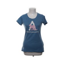 Adenauer & Co, T-shirt, Größe: M, Blau/Pink/Weiß, Baumwolle/Polyester #ScG