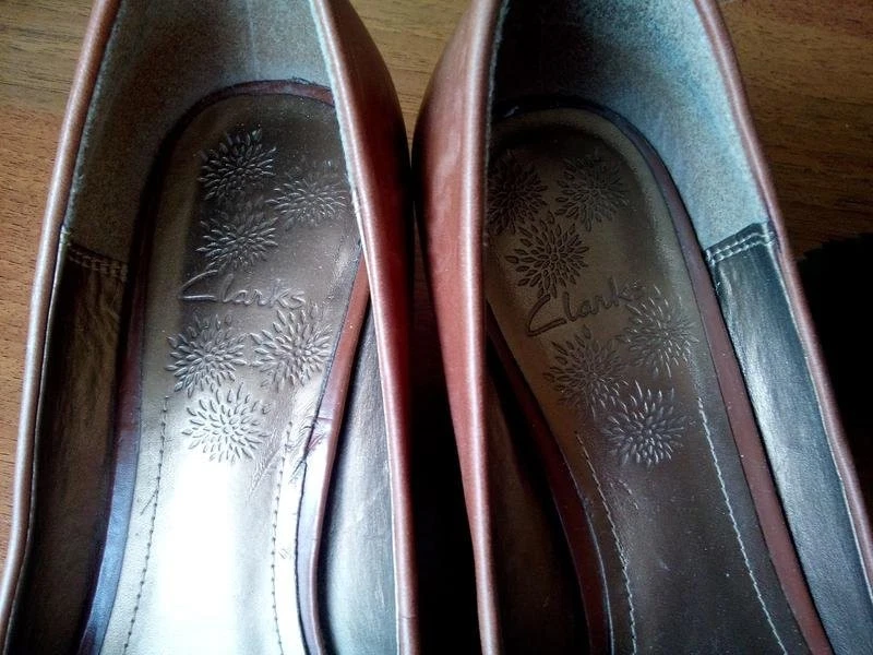 Women Clarks Heels Brown 36 #7A3W - Bild 2 von 4
