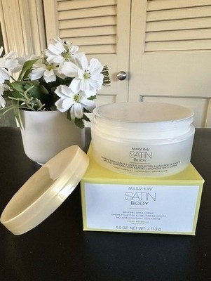 Mary Kay Satin Body Whipped Shea Creme Waterlily 4oz Skin Moisturizer