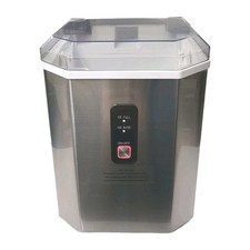 Kismile 35lbs/24H Nugget Ice Maker Countertop One-Click Operation With Handle