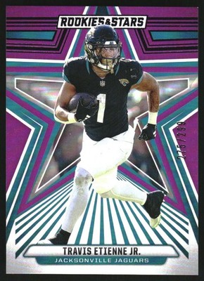 2024 Rookies and Stars Purple #45 Travis Etienne Jr. /299 - FB