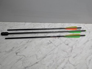 Barnett Easton Carbon Crossbow Bolts Arrows TLN Decelerator Power Lot of 3