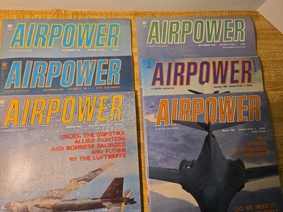 AirPower A Sentry Magazine Lot of 6 from 1981 1982 1983 1986 