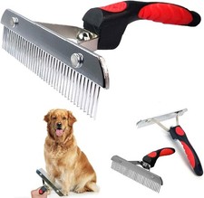 Dog Brushes for Grooming Lar Dogs, Undercoat Dog Rake Long Hair Pet b