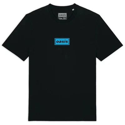 Oasis Live 25 Chicago Half Faces Fan Store T Shirt Size L - Bild 1 von 3