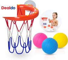 Bath Toys - Bathtub Basketball Hoop for Toddler Kids - Mold-Free Bath Toys with