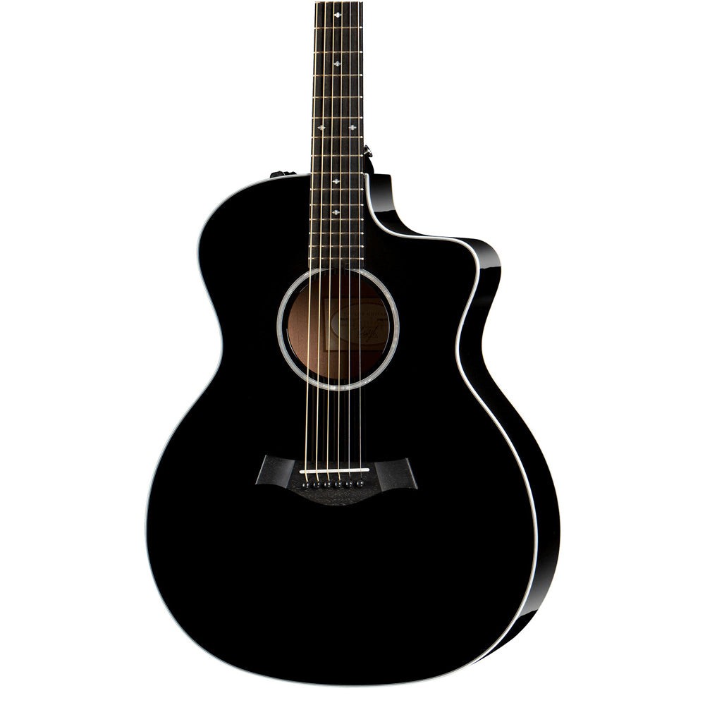 Taylor 214ce-blk DLX Grand Auditorium Acoustic-electric