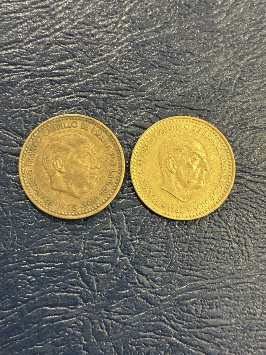 曾流通币1953 西班牙硬币| eBay