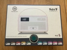 VQ Retro Mk II DAB & DAB+ Digital Radio, FM, Bluetooth, Alarm Clock, New Sealed