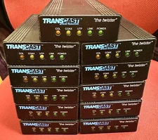 Lot Of 11 Transcast Network Transceivers UTP/COAX Translator "the twister"