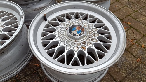 BMW E34 E24 E32 ESTILO OEM 5 LLANTAS DE ALEACIÓN 15" R15 7J 5x120 ET20 BBS RZ 469 - Imagen 2 de 20