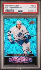 2020-21 Upper Deck Series 1 Dazzlers Blue Auston Matthews #DZ-42 PSA 10