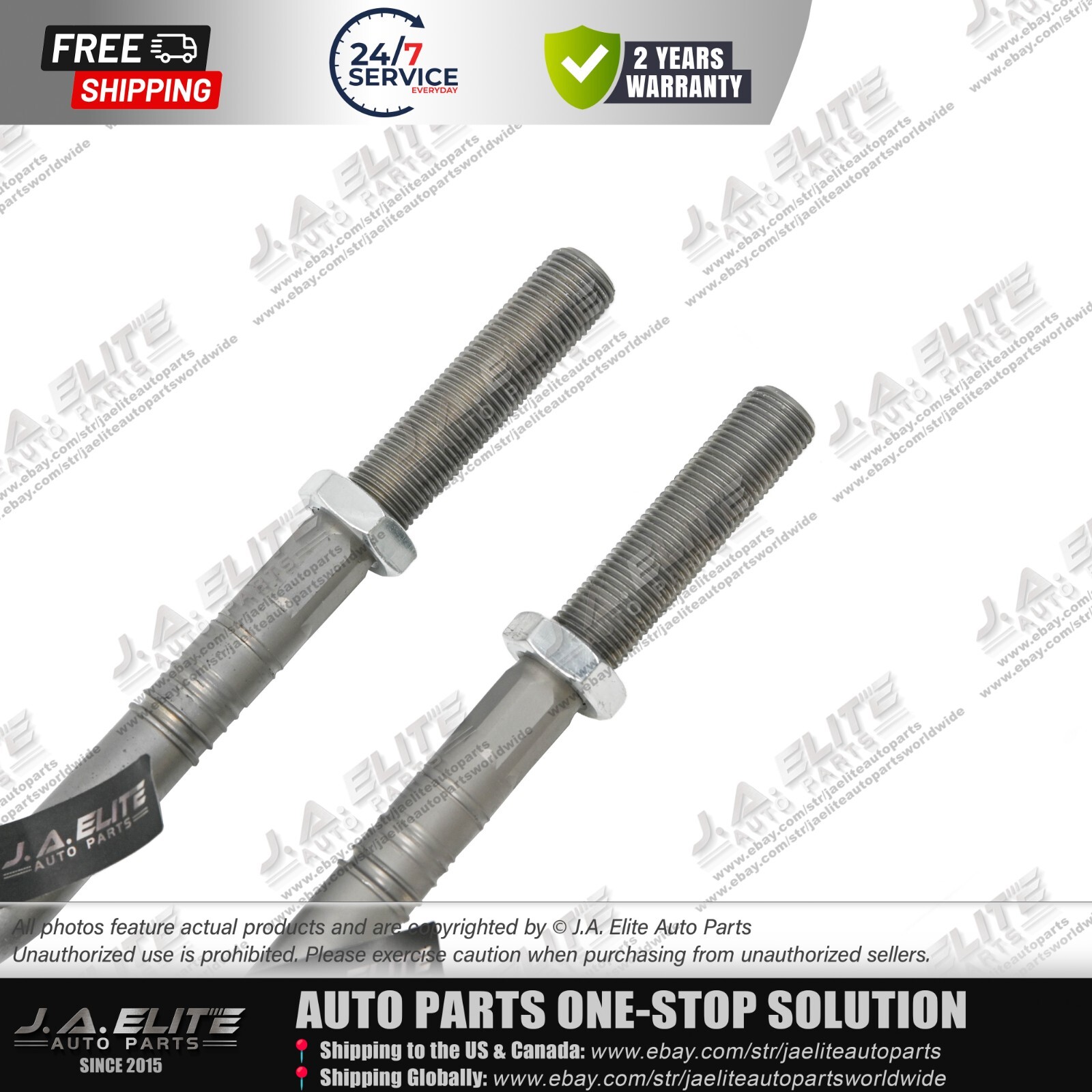2pcs Inner Tie Rod Ball Joints fit Ferrari Portofino Roma 342282, 342284