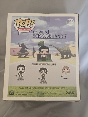 Funko Pop! Deluxe: Edward Scissorhands - Edward with Dinosaur