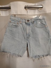 Vintage 1990 LeVI S Red Tab Distressed Cut Off Shorts Womens W29" 86