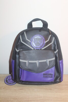 Marvel Black Panther Mini Backpack Black and Purple | eBay display picture 1