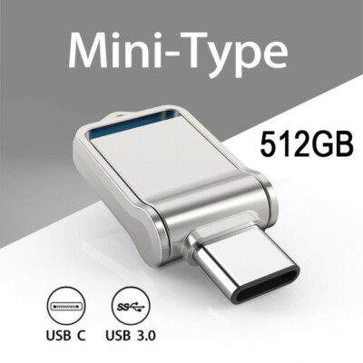 512GB USB 3.0 Typ C OTG Flash Drive Speicherstick Stift USB Stick PC Telefon Cam