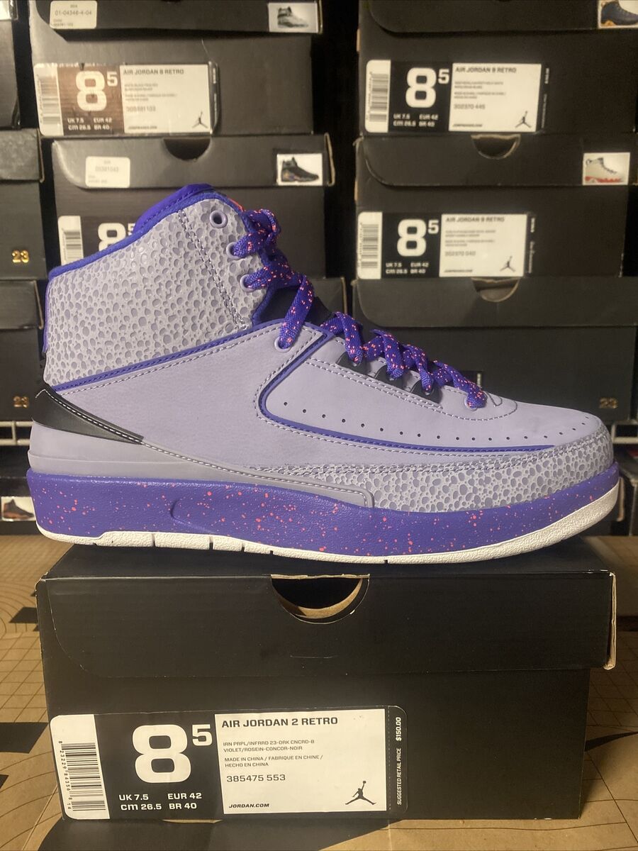 Mens Jordan 2 Retro “Iron Purple” Size 8.5 Style code Mens Jordan 2 Retro “Iron Purple” Size 8.5 Style code