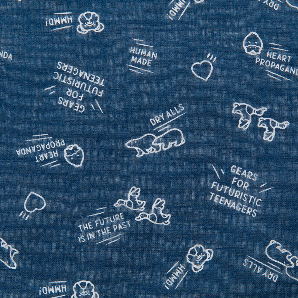 100% Authentic New Human Made Nigo Bandana Navy #2 | eBay