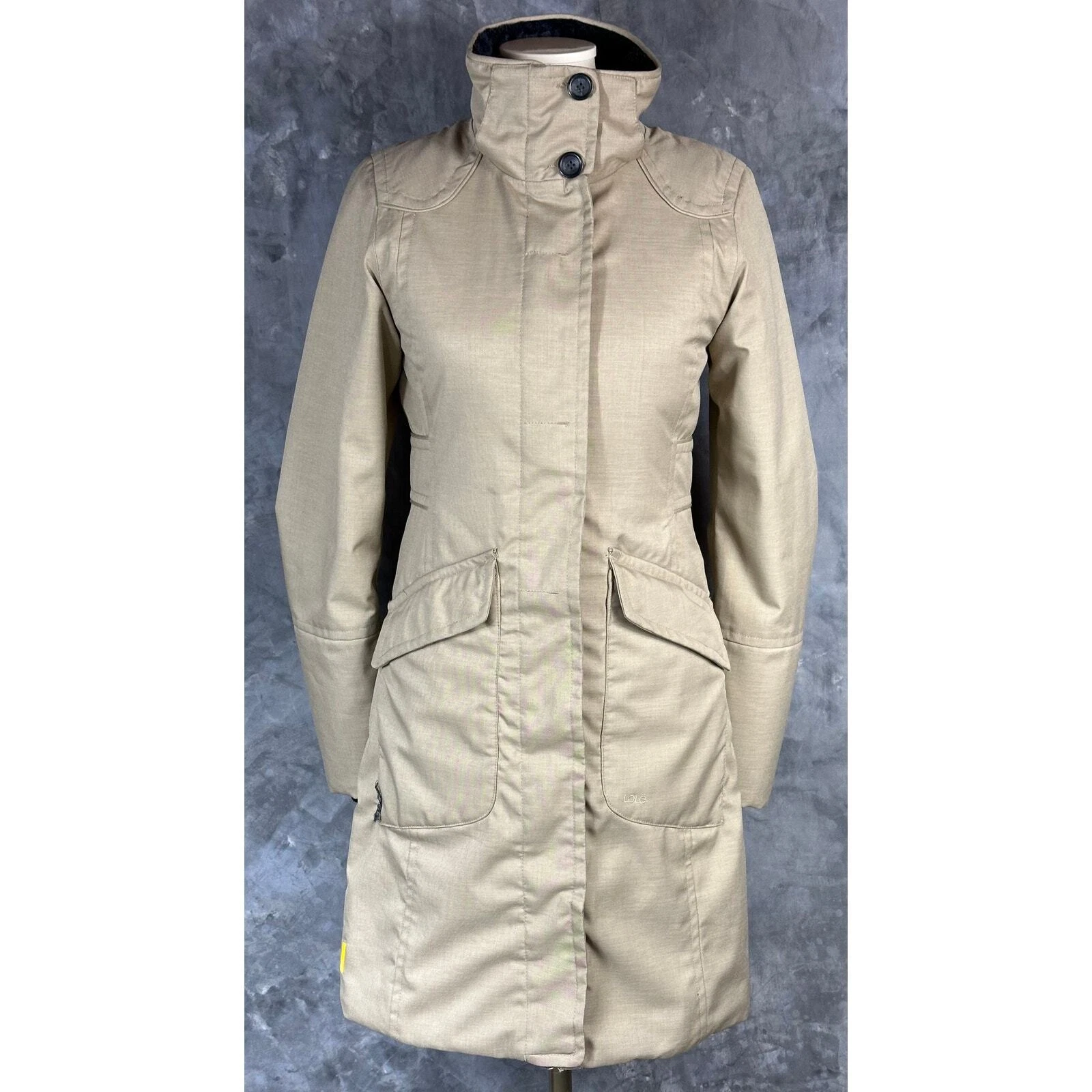 lole hooded longer jacket