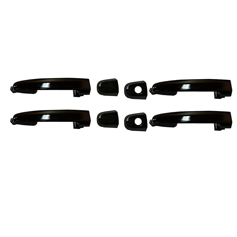 For Pontiac Vibe 1.8 2.4 03-10 Set 4PCS Outside Door Handle 209 Black Sand Pearl - Image 2 of 4