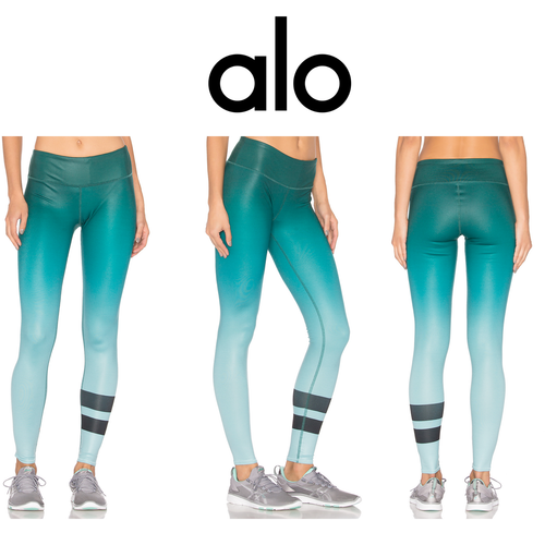 Green Alo Leggings