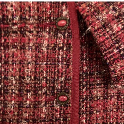 Retro Vintage 1980's Wool & Mohair Eastex Designer Blazer Size 14 - Picture 4 of 7