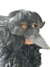 One-of-a-kind Raven Dramatic Large Feather Wings Curated Halloween Costume
