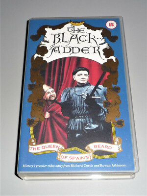 VHS Video Black Adder - The Queen of Spain's Beard - Atkinson - BBC 1989 - OVP