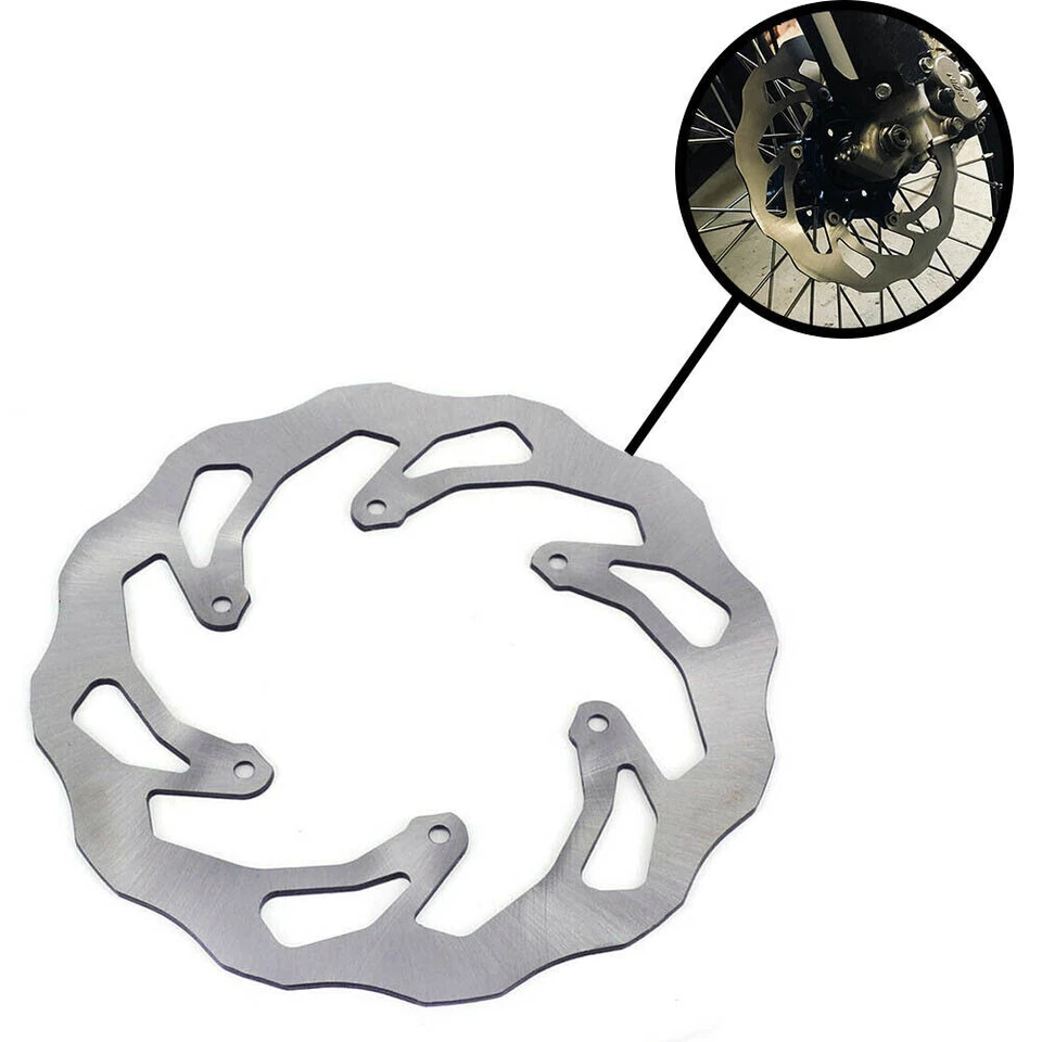 Rotor de disco de freno delantero duradero de repuesto para Yamaha YZ125 YZ250 2001-2016 Foto 2 de 4