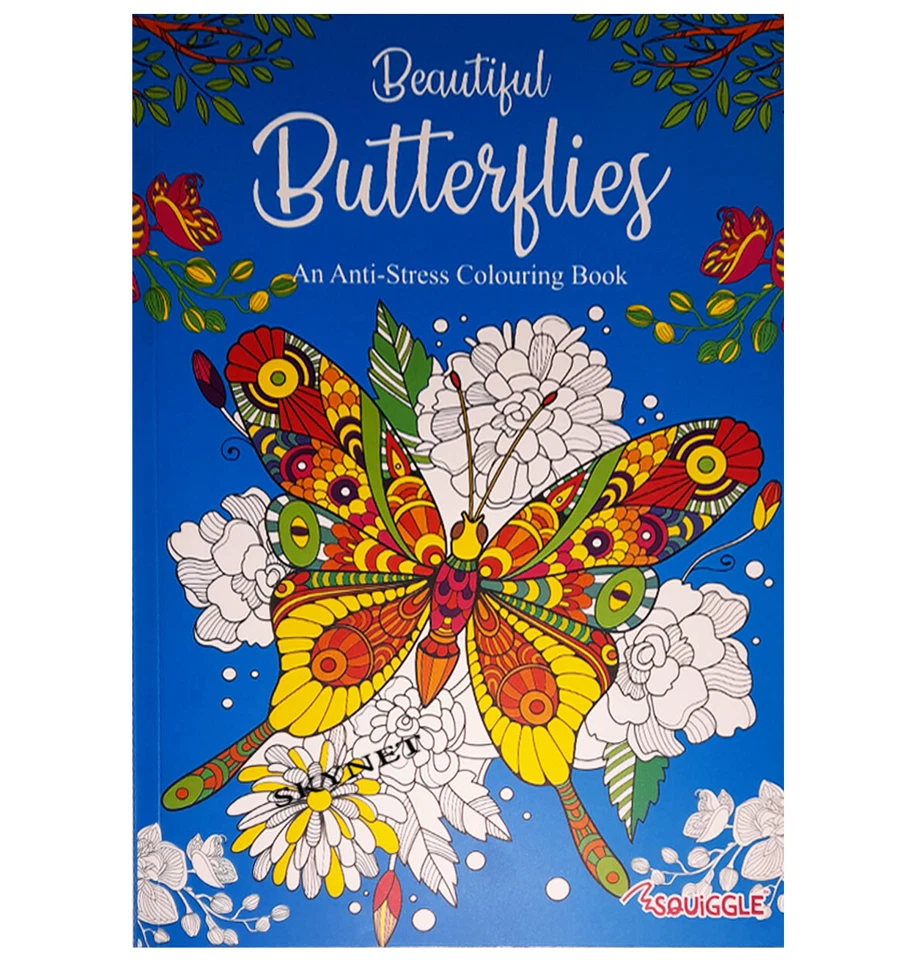 ADULT ANTI-STRESS COLOURING BOOK MIND RELAXING BOOKS Colour Therapy ALL AGES - Image 3 of 4