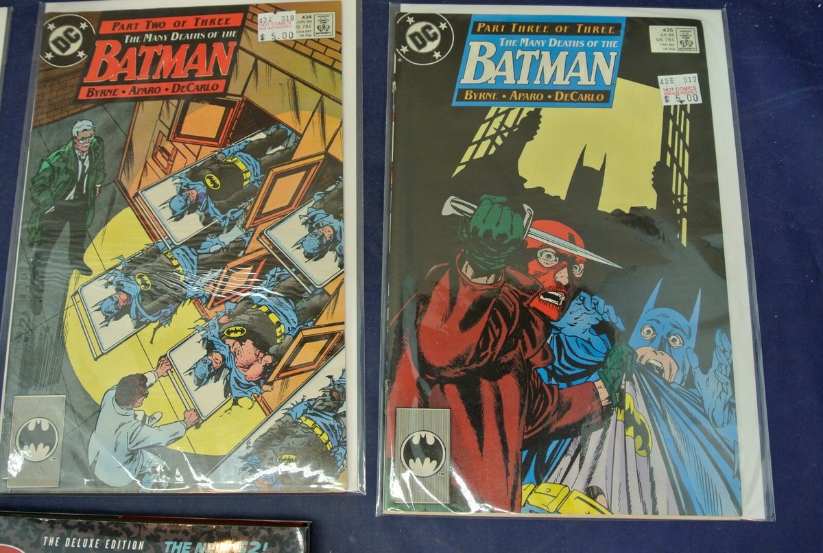 DC COMICS, THE MANY DEATHS OF BATMAN, 1, 2, & 3, AND DAMIAN SON OF