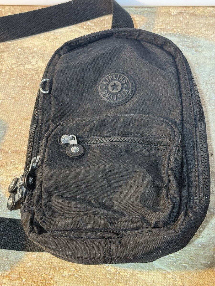 Kipling Women's Seoul Small Tablet Backpack with Padded Straps Top Handle Black View 2