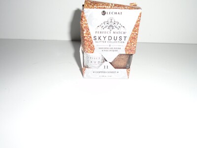 Lechat Perfect Match Skydust Glitter Matching Gel Polish & Nail Lacquer Copper