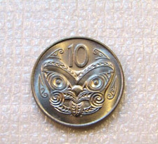 New Zealand 1970 10 Cents unc Coin