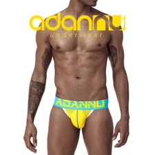 Adannu Men's Jockstrap Thong Bikini Briefs Sexy Gay Underwear G String Lingerie
