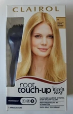 3 Clairol Root Touch-Up by Nice'n Easy Permanent Hair Dye, 9 Light Blonde Hair