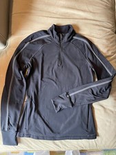 Sweaty Betty Black Workout Shirt Sz S Brushed Lining Warm