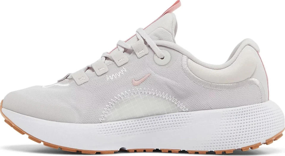 Nike React Escape Run Size 8.5 Womens Running White Grey Pink CV3817 003 - Image 4 of 4